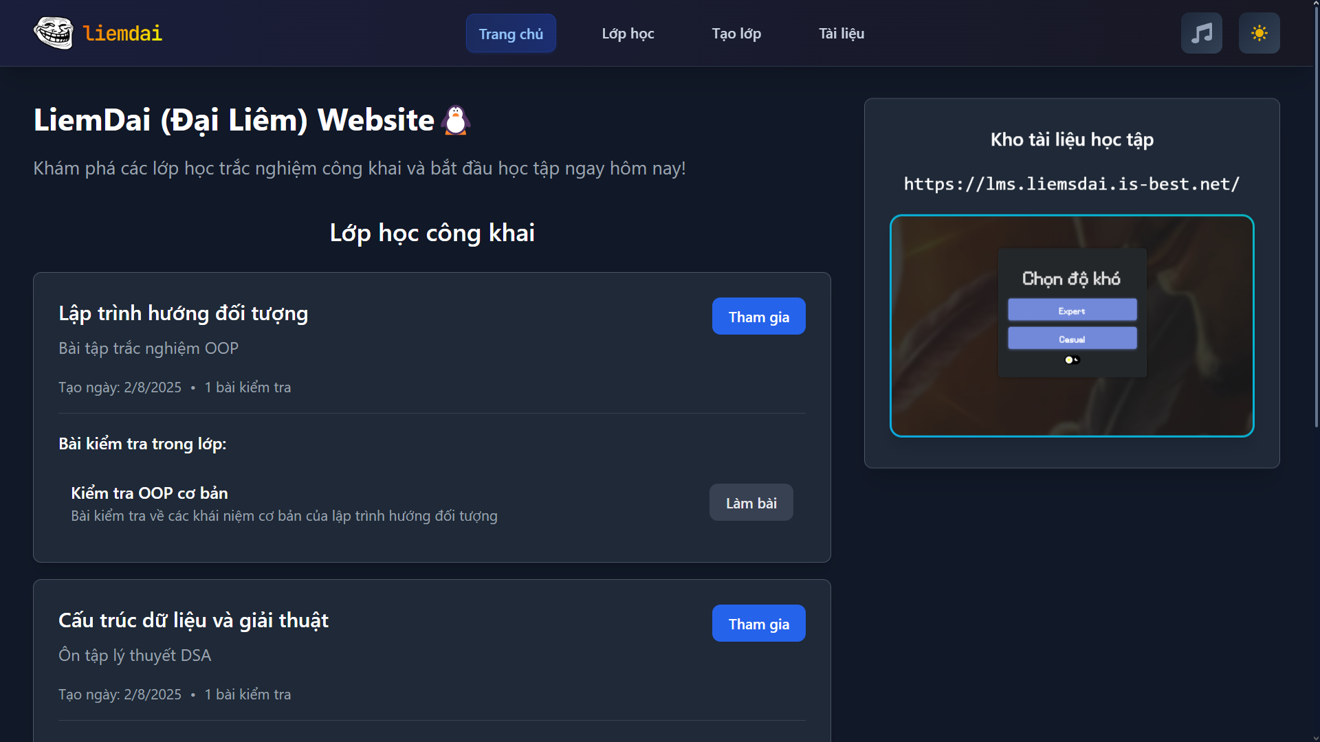 Preview of liemdai.io.vn